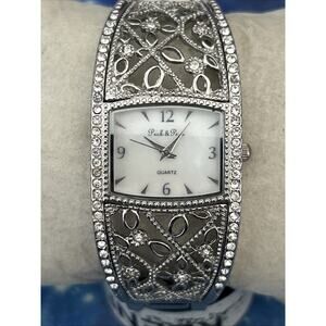 Peck And Peck Silver Tone MOP Dial Women’s Quartz Watch